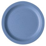 Cambro Camwear Round Dinnerware Plates, 9in, Slate Blue, Set Of 48 Plates