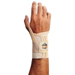 Ergodyne ProFlex 4000 Single-Strap Neoprene Wrist Support, Right, Small, Tan