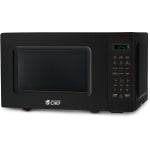 Commercial Chef Small Countertop Microwave With Digital Display,  0.7 Cu. Ft., Black