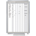 MasterVision In/Out Magnetic Dry-Erase Whiteboard, 24inH x 36inW, Aluminum Frame With Silver Finish