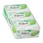 Purely Trident Sugar-Free Gum, Spearmint Flavor, 14 Sticks Per Pack, Case Of 12 Packs