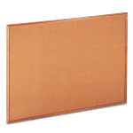 Universal 43604 Bulletin Board, 36in x 48in, Wood Frame With Oak Finish