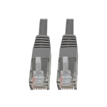 Tripp Lite Cat6 Cat5e Gigabit Molded Patch Cable RJ45 M/M 550MHz Gray 50ft 50ft - 128 MB/s - 50 ft - Gray