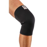 Ergodyne Proflex 600 Knee Sleeve, Single Layer, X-Large, Black