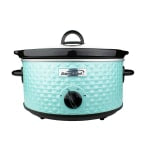 Brentwood 3.5-Quart Diamond Pattern Slow Cooker, Blue