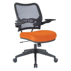 WorkPro 9500XL Series Big & Tall Ergonomic Mesh/Premium Fabric Mid-Back Chair, Black/Royal Blue, BIFMA Compliant