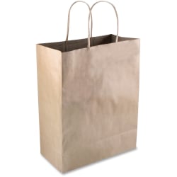 Partners Brand Flat Handle Grocery Bags 12in x 7in x 17in, Case of 300