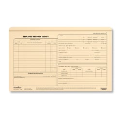 ComplyRight Employee Record Folders, Legal, 15in x 9 1/2in, Pack Of 25