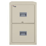 FireKing Patriot 31-5/8inD Vertical 2-Drawer Letter-Size File Cabinet, Parchment, Dock To Dock Delivery