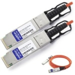 AddOn Cisco QSFP-H40G-AOC15M Compatible TAA Compliant 40GBase-AOC QSFP+ to QSFP+ Direct Attach Cable (850nm, MMF, 15m) - 100% compatible and guaranteed to work