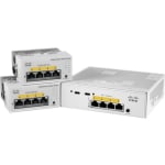 Cisco Catalyst CMICR-4PS Ethernet Switch - 4 Ports - 2 Layer Supported - Modular - 2 SFP Slots - 60 W PoE Budget - Optical Fiber, Twisted Pair - PoE Ports - Wall Mountable