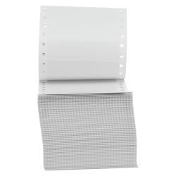 Universal Dot Matrix Printer Labels, UNV70104, Rectangle, 15/16in x 3-1/2in, White, Box Of 5000 Labels