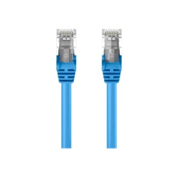 Belkin - Patch cable - RJ-45 (M) to RJ-45 (M) - 33 ft - UTP - CAT 5e - molded, snagless - blue