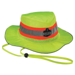 Ergodyne Chill-Its 8953CT Evaporative Class Headwear Hi-Vis Ranger Hat, Large/X-Large, Lime