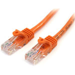 StarTech.com Cat5e Snagless UTP Patch Cable, 15ft, Orange