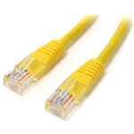 StarTech.com Cat5e Molded UTP Patch Cable, 1ft, Yellow