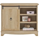 Sauder Adaline Cafe TV Stand With Sliding Door, Orchard Oak