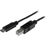 StarTech.com USB C to USB B Printer Cable - 3ft / 1m - Black