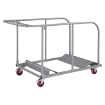 Lorell Table Cart, For Plastic Round Folding Tables, Charcoal