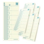 Acroprint FTC1250 Time Cards, Set Of 250 Cards