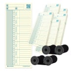 Acroprint Weekly Accessory Bundle, 1-Sided, 10inH x 8inW, White, Pack Of 252 Pieces, ASB252