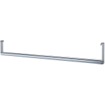 Lorell Industrial Wire Shelving Garment Hanger Bar, 36inW, Chrome