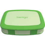 Bentgo Kids Lunch Box, 2inH x 6-1/2inW x 8-1/2inD, Green