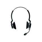 Jabra BIZ 2300 QD Duo Headset - Stereo - Wired - 150 Hz - 4.50 kHz - Over-the-head - Binaural - Supra-aural - 3.53 ft Cable