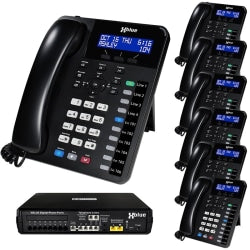 XBLUE X16 Plus Phone System Bundle With 7 XD10 Phones