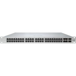 Meraki MS355-48X Layer 3 Switch - 48 Ports - Manageable - 100 Gigabit Ethernet - 10GBase-X - 3 Layer Supported - Modular - 740 W Power Consumption - Optical Fiber, Twisted Pair - 1U High - Rack-mountable