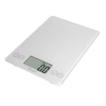 Escali Arti Glass Digital Scale, 15 Lb, White