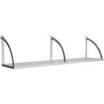 Lorell Panel System 60inW Panel Shelf, Aluminum