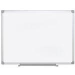 MasterVision Earth Gold Ultra Magnetic Dry-Erase Whiteboard, 36in x 24in, 45% Recycled, Aluminum Frame With Silver Finish