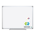 MasterVision Earth Gold Ultra Magnetic Dry-Erase Whiteboard, 72in x 48in, Aluminum Frame With Silver Finish