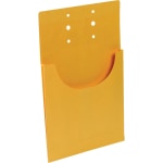 Business Source Letter Classification Folder - 8 1/2in x 11in - 3/4in Expansion - Internal Pocket(s) - Kraft - 100 / Box