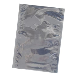 Partners Brand Unprinted Open End Static Shielding Bags, 8in x 10in, Transparent, Case Of 100