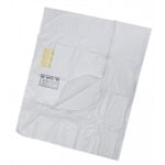 Medline PVC Adult Body Bags, 36in x 90in, White, Pack Of 10