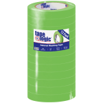 Tape Logic Color Masking Tape, 3in Core, 0.75in x 180ft, Light Green, Case Of 12