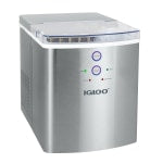 Igloo 33-Lb Automatic Portable Countertop Ice Maker Machine, Stainless Steel