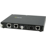 Perle SMI-1000-S2LC40 Gigabit Ethernet Media Converter - 1 x Network (RJ-45) - 1 x LC Ports - DuplexLC Port - Management Port - 1000Base-T, 1000Base-EX - 24.85 Mile - External