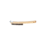 American Metalcraft Steel/Wood Grill Brush, 13-1/2in, Brown