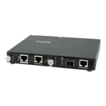 Perle SMI-1110-S2LC40 - Fiber media converter - GigE - 10Base-T, 1000Base-EX, 100Base-TX, 1000Base-T - RJ-45 / LC single-mode - up to 24.9 miles - 1310 nm