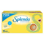 Splenda No-Calorie Sweetener Packets, Box Of 700 Packets