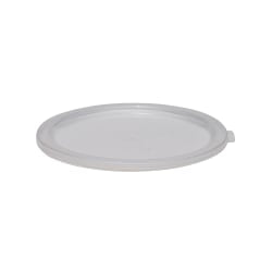 Cambro Translucent Round Lids For 6 - 8 Qt Food Containers, Pack Of 12 Lids