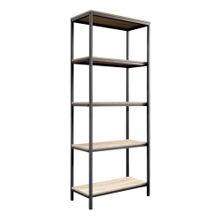 Sauder North Avenue 57inH 5-Shelf Bookcase, Charter Oak