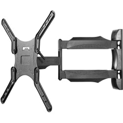 Kanto M300 Wall Mount for TV - Black - 1 Display(s) Supported - 55in Screen Support - 80 lb Load Capacity - 400 x 400, 200 x 200, 100 x 100, 200 x 100, 200 x 300, 200 x 400, 300 x 200, 300 x 300, 400 x 200, 150 x 100, 200 x 150 - 1