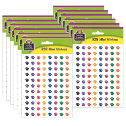 Eureka Success Stickers, Emoticons, 120 Stickers Per Pack, Set Of 12 Packs