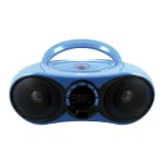 HamiltonBuhl AudioMVP HECHB100BT2 CD Boombox With FM Radio And Bluetooth Receiver, 8.5inH x 11.8inW x 4.5inD, Blue