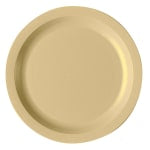 Cambro Camwear Round Dinnerware Plates, 7-1/4in, Beige, Pack Of 48 Plates