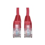 Tripp Lite 3ft Cat5e / Cat5 Snagless Molded Patch Cable RJ45 M/M Red 3ft - Patch cable - RJ-45 (M) to RJ-45 (M) - 3 ft - UTP - CAT 5e - molded, snagless, stranded - red